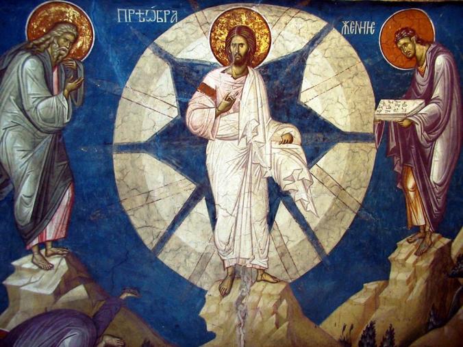 Transfiguration-fresco-from-the-east-arch-under-the-dome-of-Decani-Monastery-church